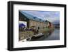 Canal tour boat, Otaru City, Hokkaido Prefecture, Japan, Asia-Richard Cummins-Framed Photographic Print