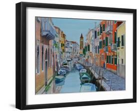 Canal, Venice, 2016-Anthony Butera-Framed Giclee Print