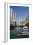 Canal View of the Chicago's Magnificent Mile City Skyline, Chicago, Illinois-Cindy Miller Hopkins-Framed Photographic Print