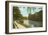 Canal Walk, Lowell, Mass.-null-Framed Art Print