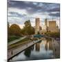Canal with downtown view, White River State Park, Indianapolis, Indiana, USA.-Anna Miller-Mounted Photographic Print