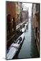 Canal with Snow on Gondolas with Bridge Sigh, Venice, Italy-Darrell Gulin-Mounted Photographic Print