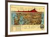 Canal Zone Isthmus Of Panama-Curt Teich & Company-Framed Art Print