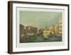 Canale Grande and Rialto-bridge, Venice-Francesco Guardi-Framed Collectable Print