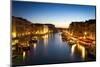 Canale Grande at Dusk, Venice, Italy-fisfra-Mounted Photographic Print