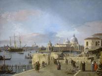 Entrance to the Grand Canal from the Molo, Venice, 1742-44-Canaletto Canal-Framed Stretched Canvas