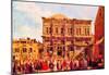 Canaletto Festival in San Rocco Art Print Poster-null-Mounted Poster