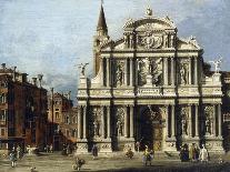 The Church and Campo of Santa Maria Zobenigo, Venice-Canaletto (Giovanni Antonio Canal)-Framed Giclee Print
