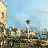 Venedig, Dogenpalast und Marcusplatz vom Bacino di San Marco-Canaletto (Giovanni Antonio Canal)-Giclee Print