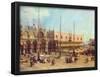 Canaletto (II) (La Piazza San Marco) Art Poster Print-null-Framed Poster