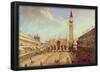 Canaletto (II) (Piazza San Marco) Art Poster Print-null-Framed Poster