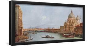 Canaletto (II) (Santa Maria della Salute) Art Poster Print-null-Framed Poster