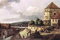 View of Pirna-Canaletto-Art Print