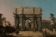 London: Interior of the Rotunda at Ranelagh, 1754-Canaletto-Giclee Print