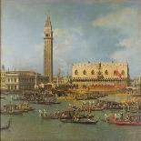 View of the Palace of St Mark, Venice, with Preparations for the Doge's Wedding-Canaletto-Giclee Print