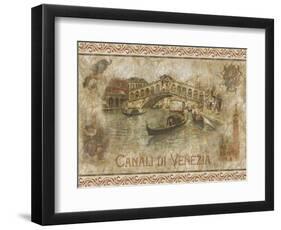 Canalidi Venezia-Thomas L. Cathey-Framed Art Print