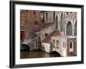 Canals, Bruges, Belgium-Kymri Wilt-Framed Photographic Print