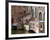 Canals, Bruges, Belgium-Kymri Wilt-Framed Photographic Print