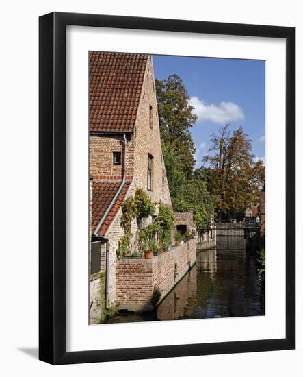 Canals, Bruges, Belgium-Kymri Wilt-Framed Photographic Print