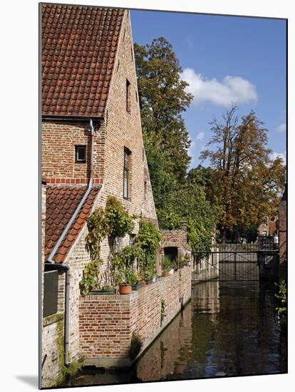 Canals, Bruges, Belgium-Kymri Wilt-Mounted Photographic Print