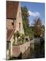 Canals, Bruges, Belgium-Kymri Wilt-Mounted Photographic Print