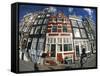 Canalside Buildings, Amsterdam-Peter Adams-Framed Stretched Canvas