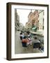 Canalside Cafe, Venice, Veneto, Italy-Ethel Davies-Framed Photographic Print