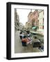 Canalside Cafe, Venice, Veneto, Italy-Ethel Davies-Framed Photographic Print