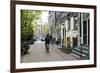 Canalside Houses, Amsterdam, Netherlands, Europe-Amanda Hall-Framed Photographic Print