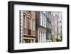 Canalside Houses, Amsterdam, Netherlands, Europe-Amanda Hall-Framed Photographic Print