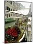 Canalside Vegetable Market Stall, Venice, Veneto, Italy-Ethel Davies-Mounted Photographic Print