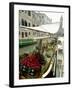 Canalside Vegetable Market Stall, Venice, Veneto, Italy-Ethel Davies-Framed Photographic Print