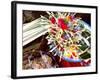 Canang Sari, Traditional Balinese Daily Offering, Ubud, Bali, Indonesia-Jay Sturdevant-Framed Photographic Print