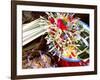 Canang Sari, Traditional Balinese Daily Offering, Ubud, Bali, Indonesia-Jay Sturdevant-Framed Photographic Print