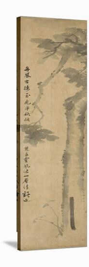 "Canard, héron, les quatre gentilhommes, les trois amis"-Ki-hun Yang-Stretched Canvas
