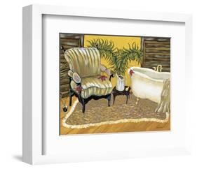 Canary Bath-Krista Sewell-Framed Giclee Print