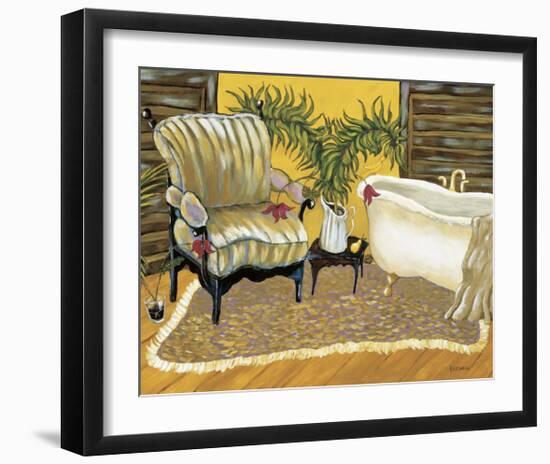 Canary Bath-Krista Sewell-Framed Giclee Print