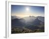 Canary Islands, Gran Canaria, Central Mountains, View of West Gran Canaria from Roque Nublo-Michele Falzone-Framed Photographic Print