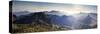 Canary Islands, Gran Canaria, Central Mountains, View of West Gran Canaria from Roque Nublo-Michele Falzone-Stretched Canvas