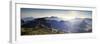 Canary Islands, Gran Canaria, Central Mountains, View of West Gran Canaria from Roque Nublo-Michele Falzone-Framed Photographic Print