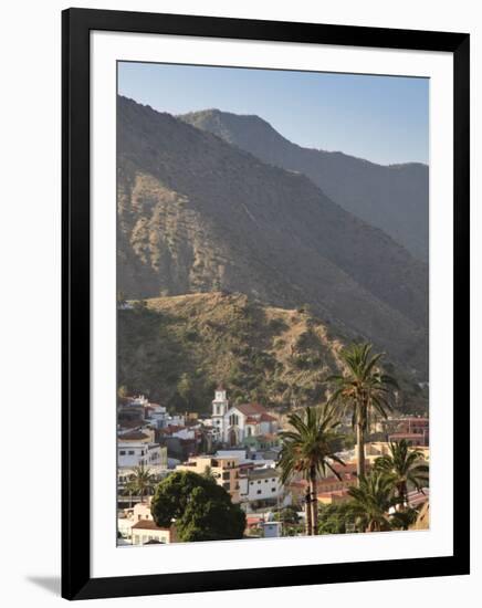 Canary Islands, La Gomera, Vallehermoso Town-Michele Falzone-Framed Photographic Print