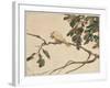 Canary on an Oak Tree Branch-Adolph Freidrich Erdmann Von Menzel-Framed Giclee Print