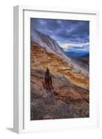 Canary Springs Drama, Yellowstone National Park, Wyoming-Vincent James-Framed Photographic Print