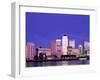 Canary Wharf and Docklands Skyline, Docklands, London, England-Steve Vidler-Framed Photographic Print