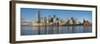 Canary Wharf cityscape panorama, Docklands, London, England, United Kingdom, Europe-Charles Bowman-Framed Photographic Print