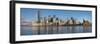 Canary Wharf cityscape panorama, Docklands, London, England, United Kingdom, Europe-Charles Bowman-Framed Photographic Print