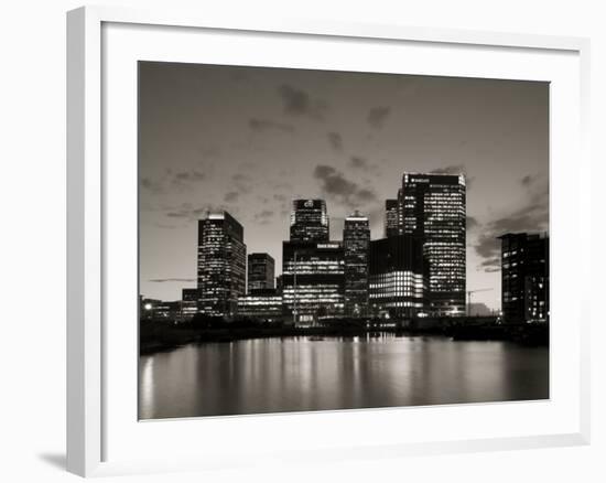 Canary Wharf, Docklands, London, England-Jon Arnold-Framed Photographic Print