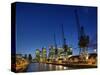 Canary Wharf, Docklands, London, England-Jon Arnold-Stretched Canvas