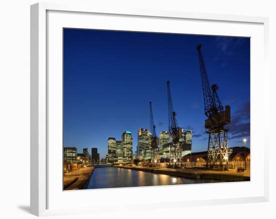 Canary Wharf, Docklands, London, England-Jon Arnold-Framed Photographic Print