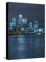 Canary Wharf, Docklands, Viewed from Wapping, London, England, United Kingdom, Europe-Wogan David-Stretched Canvas